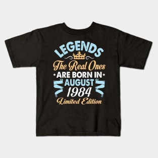 Legends The Real Ones Are Born In August 1974 Happy Birthday 46 Years Old Limited Edition Kids T-Shirt